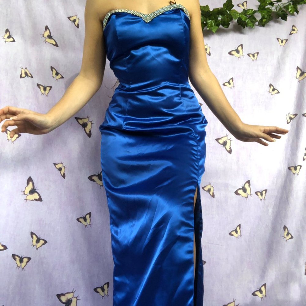 AUTHENTIC PANOPLY STRAPLESS PROM DRESS